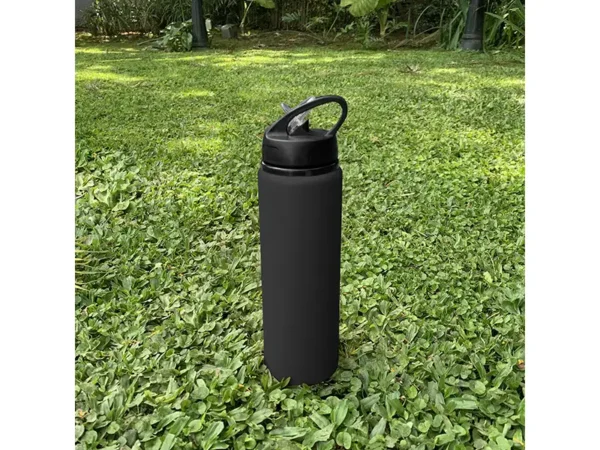 Botella Drinker de Aluminio con Manija y Popote - 800 ml - Dot Factory