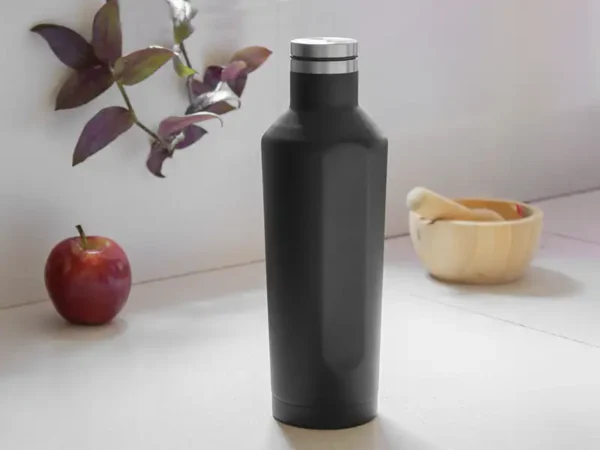 Botella Térmica Voda de Acero Inoxidable Negra - 450 ml - Dot Factory