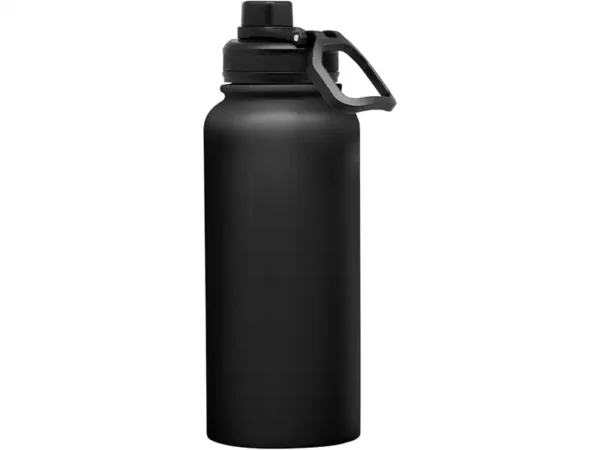 Botella Térmica Liter 1000 ml de acero inoxidable (vista frontal) Negro 2