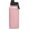 Botella Térmica Liter 1000 ml de acero inoxidable (vista frontal) Rosa
