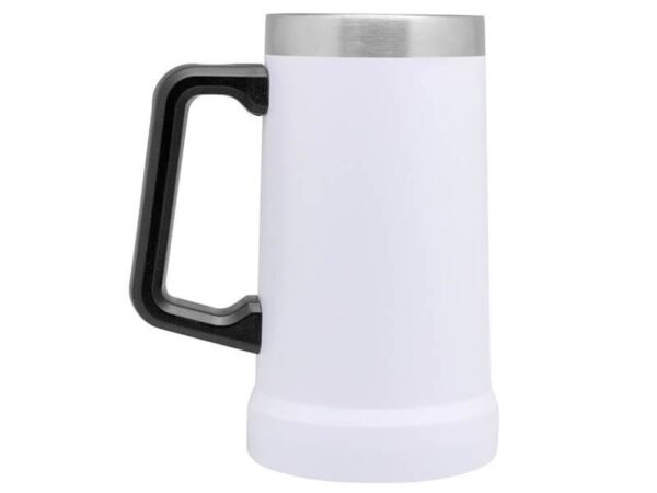 Jarro Cervecero Termico Oktober de acero inoxidable 700ml con doble pared al vacío, jarro térmico personalizado con pintura Powder Coat y mango ergonómico.