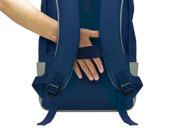 Mochila Meridian de poliéster 600D urbana con compartimento acolchado para notebook de 15 pulgadas y diseño slim de 11 litros Dot Factory