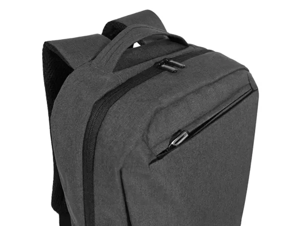 Mochila Funcional Portanotebook 15'' Gris/Negro - Ideal para Trabajo y Entrenamiento - Dot Factory