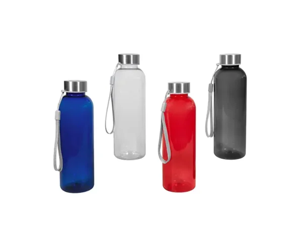 Cilindro Vatten de 550ml tapa metálica y asa de tela. Diferentes colores disponibles.