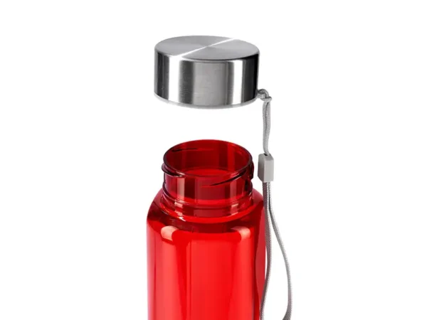 Cilindro de plástico KAVEH con tapa metálica y asa de poliéster para transporte. Tapa