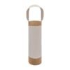 Portabotellas Xanic de yute y algodón para botellas de vino, bolsa ecológica personalizada para marketing corporativo, empaque sustentable para licores 16x34 cm.