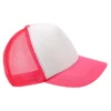Gorra Trucker de 5 gajos en poliéster con panel trasero de malla y broche ajustable, con área de marcaje frontal de 10 x 4 cm