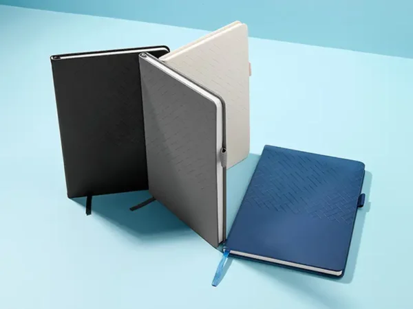 Libreta Tesut 80 hojas - Cubierta rígida textura termograbado - Cuerpiel/Papel - Dot Factory