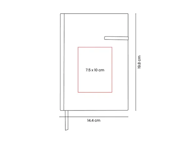Libreta Blid - Libreta de 80 hojas con patrones de raya y puntos - Dot Factory