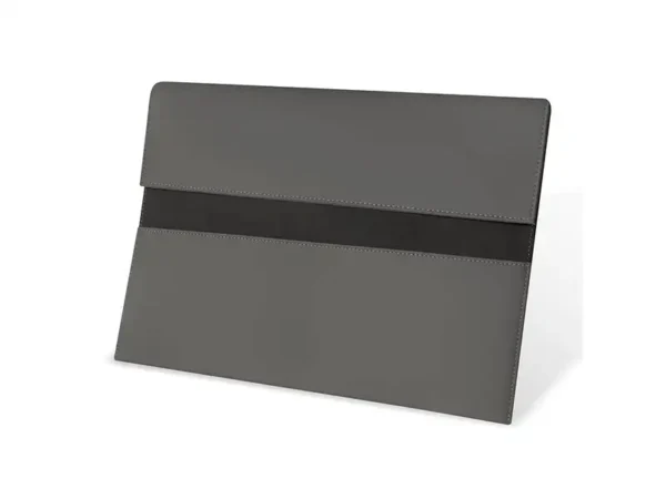 Porta Laptop Dhaka - Funda Compacta de Curpiel Gris 15" - Dot Factory