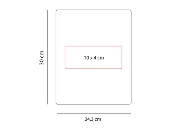 Carpeta Yamdena de curpiel negro con block A4 y compartimentos internos para organización en empresas tecnológicas. Medidas.