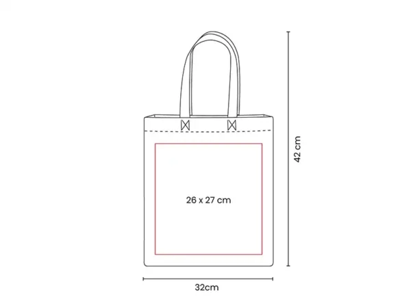 Bolsa Laredo Non Woven con Fuelle y Asas - Dot Factory