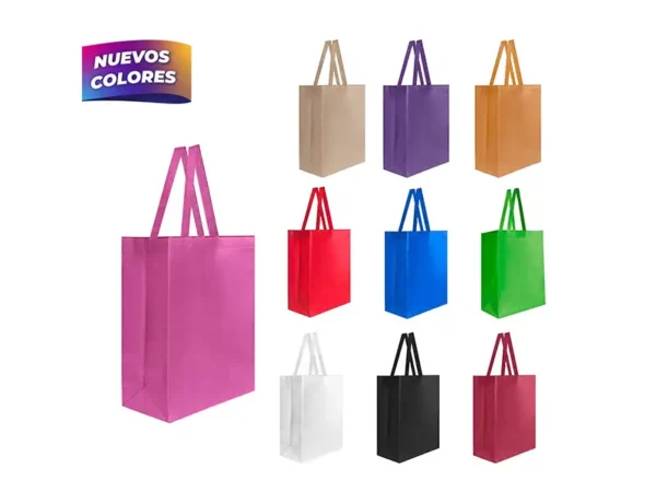 Bolsa Laredo Non Woven con Fuelle y Asas - Dot Factory