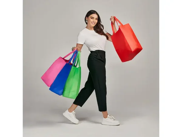 Bolsa Laredo Non Woven con Fuelle y Asas - Dot Factory