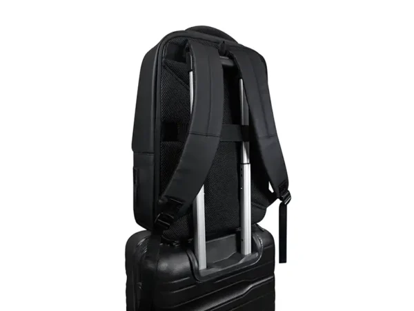 Mochila Nuchter ejecutiva con capacidad USB - Negro - Dot Factory