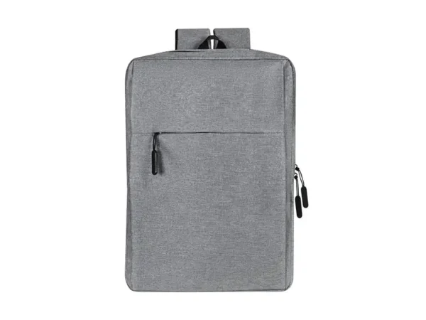 Mochila Nooyi gris/negro de poliéster con compartimento para laptop 15”, organizadores y banda para trolley