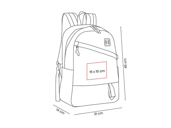 Mochila Stowe - Mochila Escolar con Separador para Laptop de 14" - Dot Factory