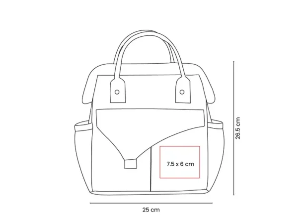 Hielera Nikolai: Hielera Portátil con Bolsa Principal con Cierre y Varilla Metálica - Dot Factory