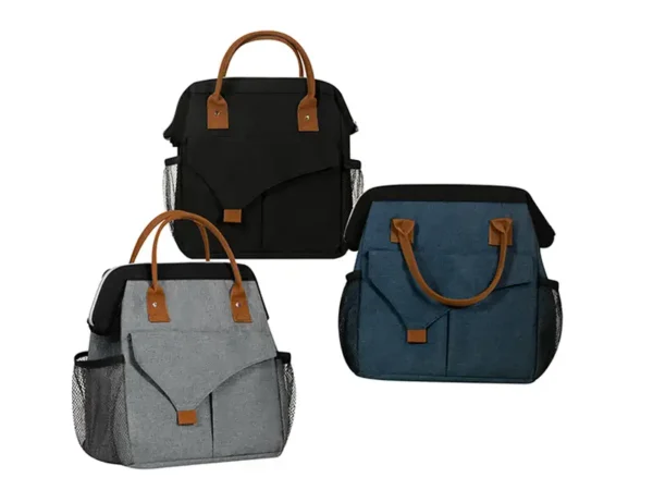 Hielera Nikolai: Hielera Portátil con Bolsa Principal con Cierre y Varilla Metálica - Dot Factory