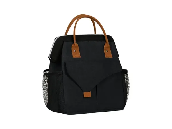 Hielera Nikolai: Hielera Portátil con Bolsa Principal con Cierre y Varilla Metálica - Dot Factory