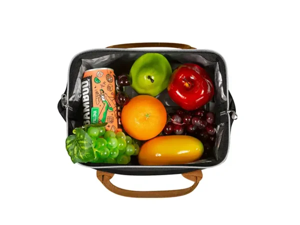 Hielera Nikolai: Hielera Portátil con Bolsa Principal con Cierre y Varilla Metálica - Dot Factory