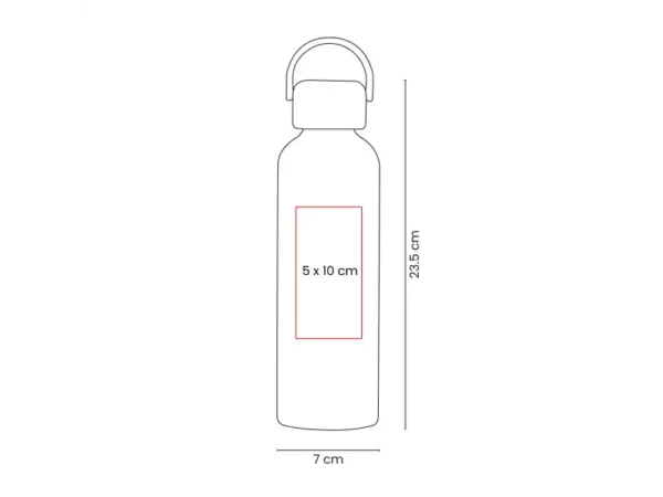 Cilindro Legna Metálico de Aluminio y Bambú 700ml - Dot Factory México - Dot Factory