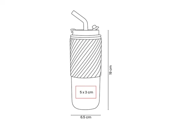 Termo Zulu de Acero Inoxidable 480ml - Doble Pared - Dot Factory México - Dot Factory