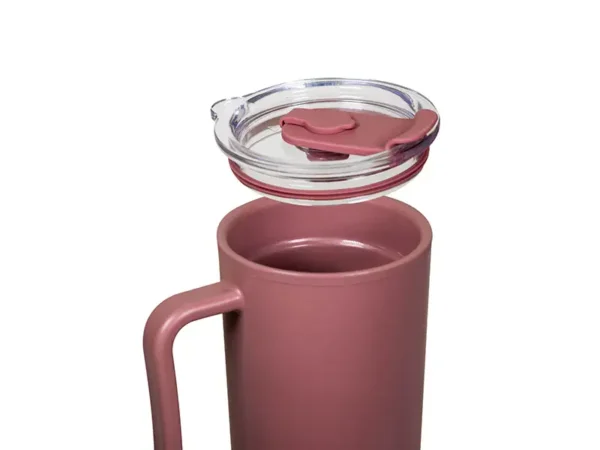 Termo Velik de Plástico con Doble Pared y Popote - 1130 ml - Dot Factory