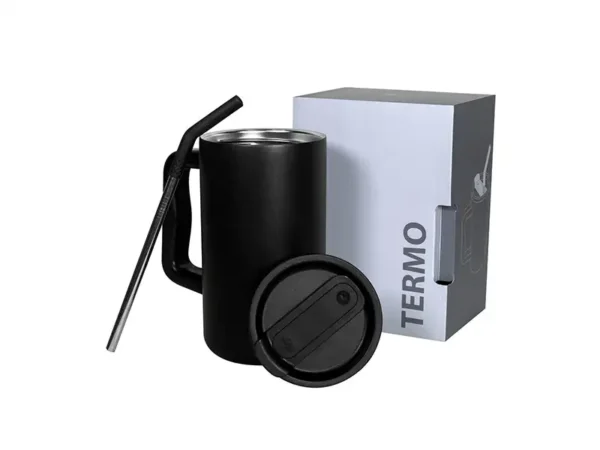 Termo Turni Doble Pared - 800 ml - Acero Inoxidable y Plástico - Dot Factory