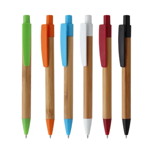 Bolígrafo de bambú Malaga para campañas de marketing ecológicas