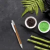 Bolígrafo de bambú Malaga Para campañas ecológicas de marketing