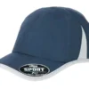 Gorra Sport deportiva de 6 gajos con respiraderos laterales de jersey y ajuste de velcro