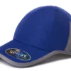 Gorra Sport deportiva de 6 gajos con respiraderos laterales de jersey y ajuste de velcro