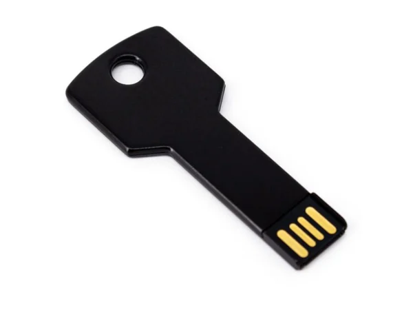 Memoria Usb Llave Tradicional 8 Gb de metal color plata, diseño ultra delgado en forma de llave para personalización láser.