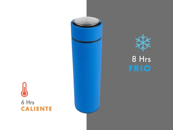 Termo Bagan de acero inoxidable con doble pared cerrado al vacío e infusionador de 500 ml