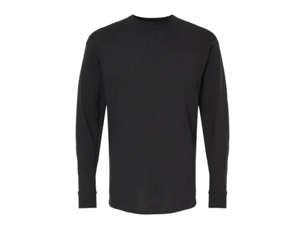 Playera Manga Larga Gold de 165 grs en algodón premium con puños reforzados, ideal para personal operativo y ferias comerciales.