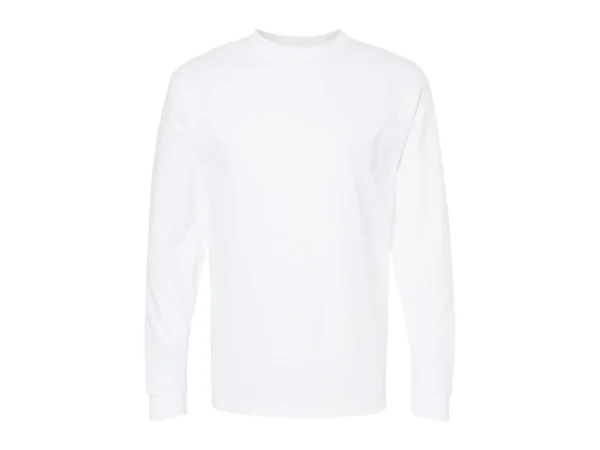 Playera Manga Larga Gold de 165 grs en algodón premium con puños reforzados, ideal para personal operativo y ferias comerciales.