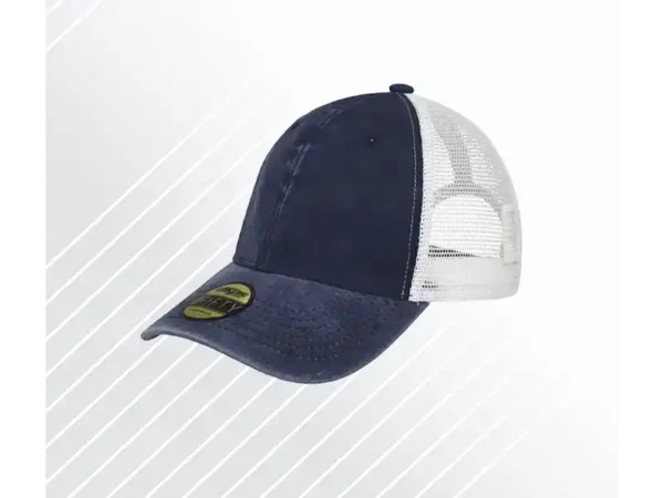 GORRA 3FIFTY de algodón pigmentado con malla de nylon y ajuste de velcro para empresas