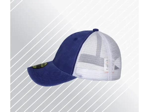 GORRA 3FIFTY de algodón pigmentado con malla de nylon y ajuste de velcro para empresas