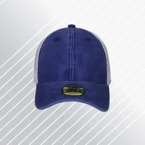 GORRA 3FIFTY de algodón pigmentado con malla de nylon y ajuste de velcro para empresas