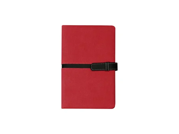 Libreta Curpiel Promocional con pasta rígida 80 hojas de raya y separador de listón