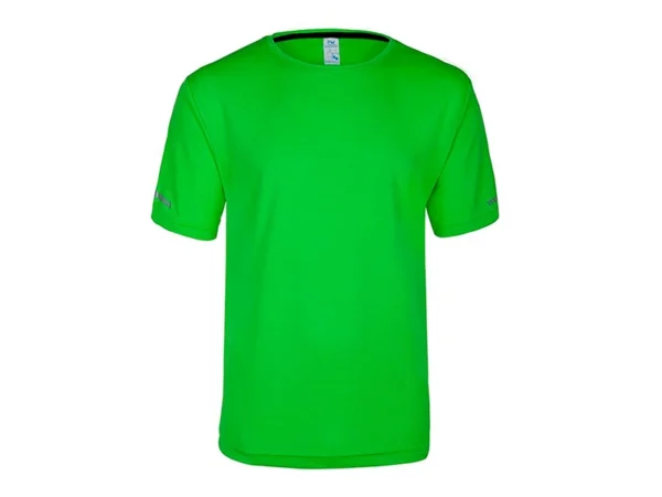 Playera Dry Fit deportiva personalizada para empresas con tecnología de secado rápido e impresión garantizada.