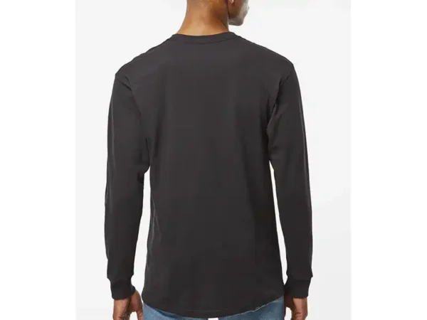 Playera Manga Larga Gold de 165 grs con puños reforzados y cuello redondo para uniformes empresariales.