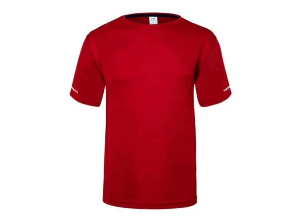Playera Dry Fit deportiva personalizada para empresas con tecnología de secado rápido e impresión garantizada.