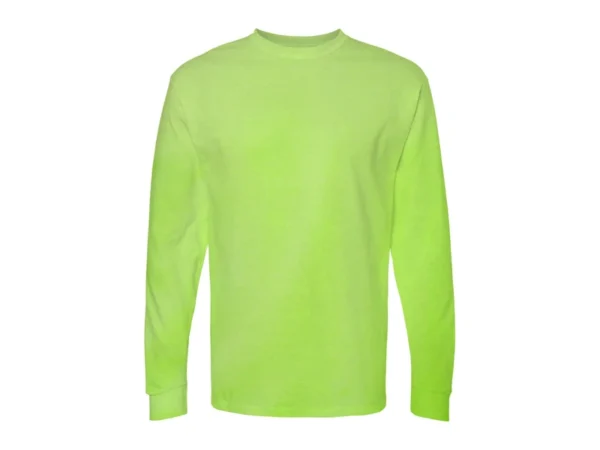 Playera Manga Larga Gold de 165 grs en algodón premium con puños reforzados, ideal para personal operativo y ferias comerciales.