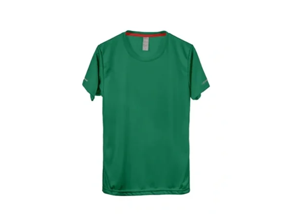 Playera Dry Fit deportiva personalizada para empresas con tecnología de secado rápido e impresión garantizada.