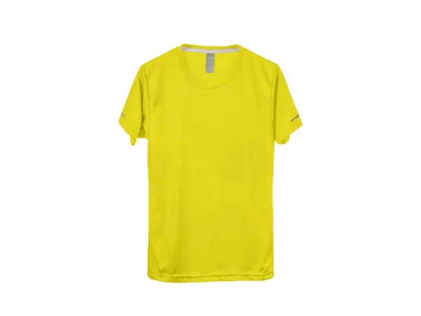 Playera Dry Fit deportiva personalizada para empresas con tecnología de secado rápido e impresión garantizada.