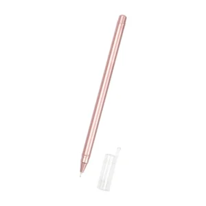 Bolígrafo de plástico Kiel con tapón transparente y tinta de gel negra para campañas masivas en Querétaro.