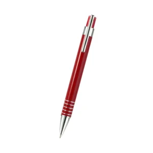 Bolígrafo Treviglio de aluminio con clip cromado y tinta azul para campañas promocionales en Querétaro.