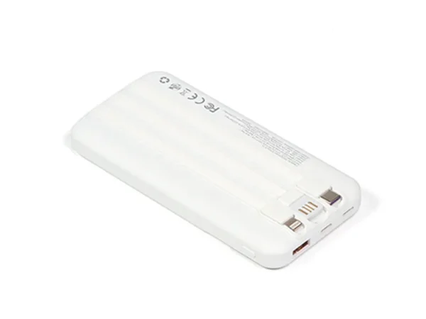 Set ejecutivo Danubio con libreta de 100 hojas, bolígrafo de acero inoxidable y power bank de 10,000 mAh para regalos corporativos de alta gama.